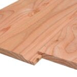 Halfhoutsrabat douglas 18x145mm onbehandeld, gedroogd en zichtzijde fijnbezaagd