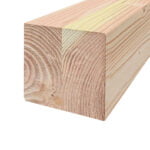 Palen gelamineerd douglas 145x145mm onbehandeld, gedroogd en geschaafd