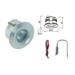 Led verlichting inbouw volgset á 2 stuks incl. kabels