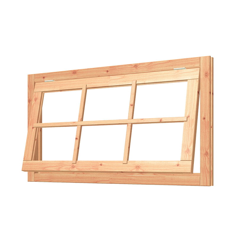product_raam_uitzet_1430x808mm Uitzetraam met kozijn (raam: 1296x674mm + kozijn: 1430x808mm) - Afbeelding 1