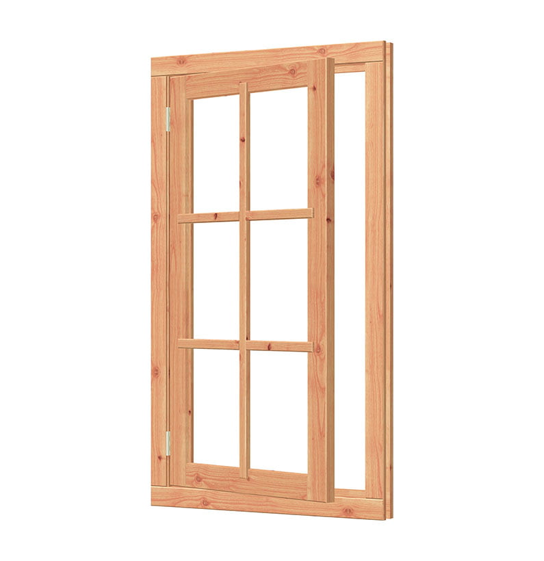 product_raam_vleugel_enkel_808x1430mm Vleugelraam enkel (raam: 674x1296mm + kozijn: 808x1430mm) - Afbeelding 1