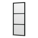 Steel Look raam 844x2200mm zwart module A-03