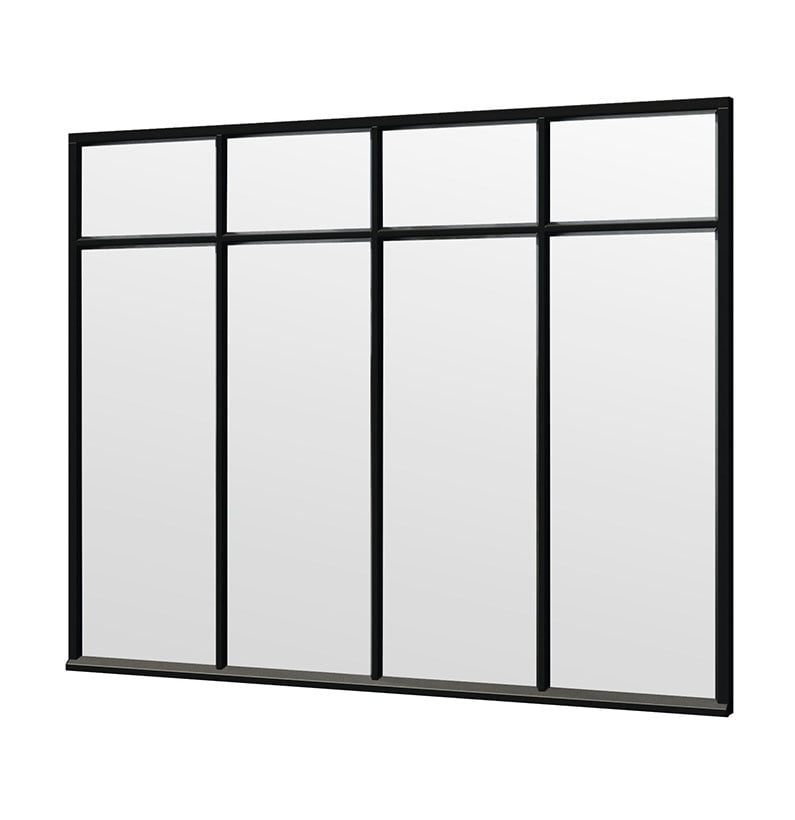 product_steel-look_module_C-02 Steel Look raam 2760x2200mm zwart module C-02 - Afbeelding 1
