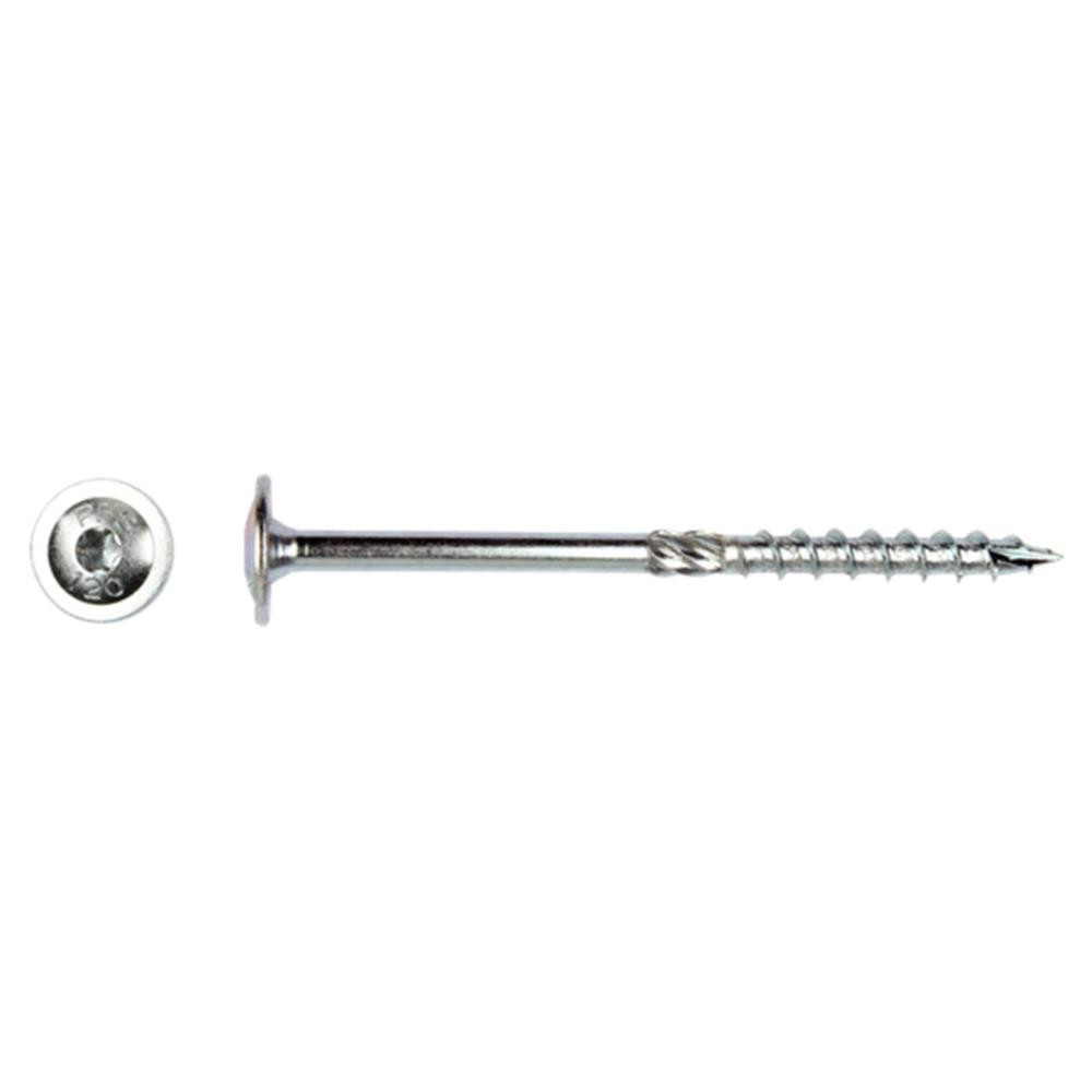 Tellerkop Tellerkopschroeven verzinkt 8x180mm - 50st - Afbeelding 1