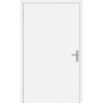 Plaatdeur enkel XL linksdr. deur 1200x2115 + kozijn 1334x2189mm Wit (incl. hang en sluitwerk)