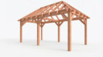 Constructiepakket schilddak | 6370x3460x3760mm | fijnbezaagd Douglas - Afbeelding 6